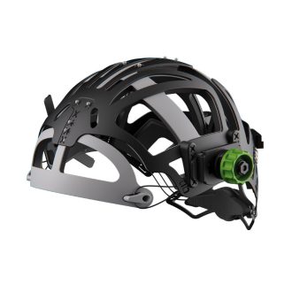 Optrel IsoFit® fejpánt (fekete, zöld gombok)