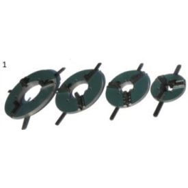   Kulcsmentes működtetésű gyorszáras tokmány Ø200 mm, Ø80 mm-es áteresztő furattal