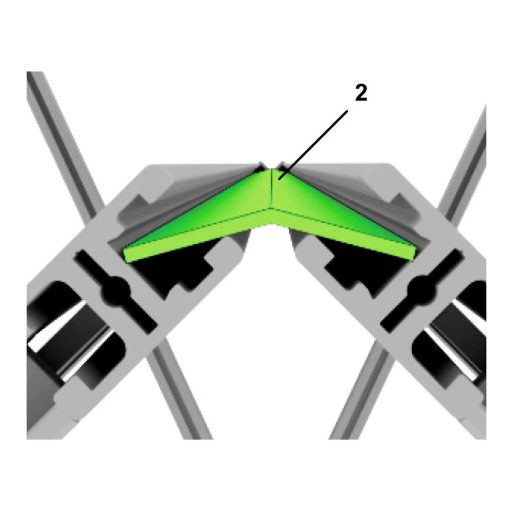 Csatlakozó- és tömítőkészlet PEGASUS lézervédő panelhez